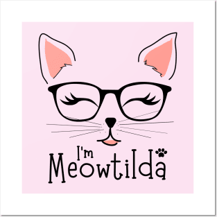 I am Meowtilda Posters and Art